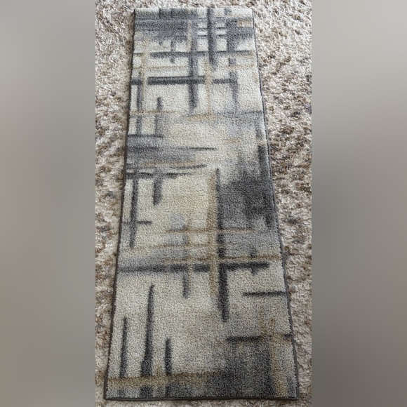 Modern Geometric Pattern Runner Rug - Picture 1 of 3